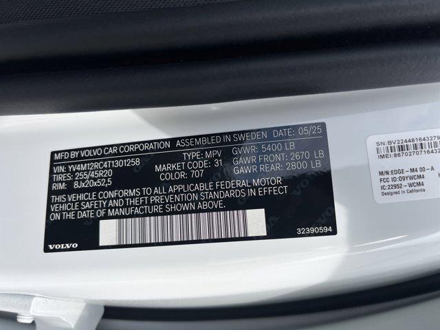 new 2026 Volvo XC60 car, priced at $58,785