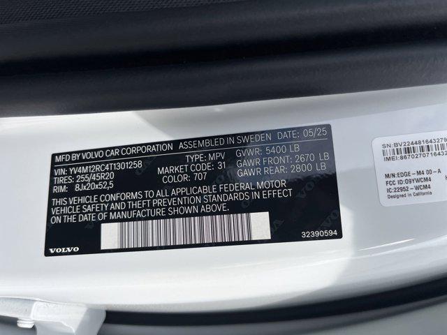 new 2026 Volvo XC60 car, priced at $57,490