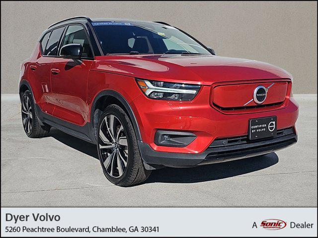 used 2021 Volvo XC40 Recharge Pure Electric car, priced at $29,896