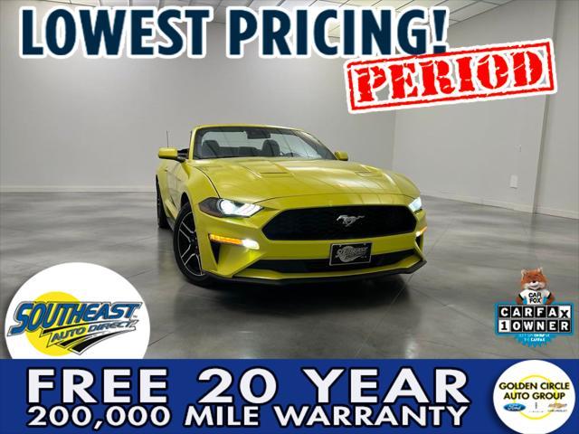 used 2021 Ford Mustang car, priced at $22,780