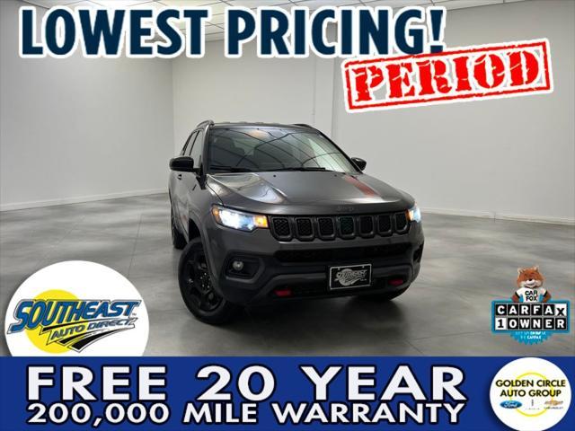 used 2023 Jeep Compass car, priced at $23,989