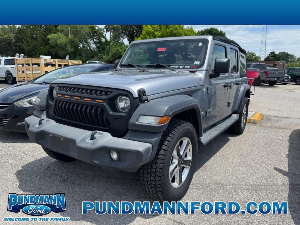 used 2018 Jeep Wrangler Unlimited car, priced at $22,990