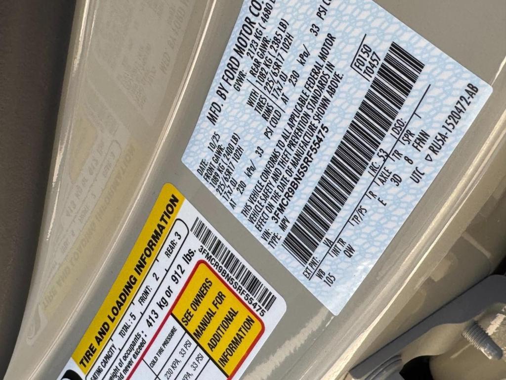 new 2025 Ford Bronco Sport car, priced at $30,966