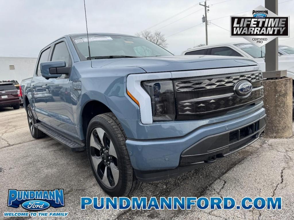 new 2023 Ford F-150 Lightning car, priced at $69,880