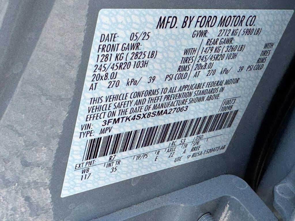 new 2025 Ford Mustang Mach-E car, priced at $57,014