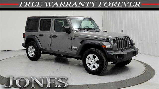 used 2021 Jeep Wrangler Unlimited car, priced at $25,621