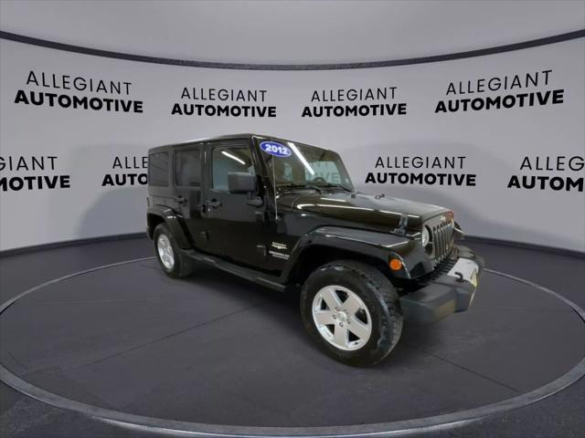 used 2012 Jeep Wrangler Unlimited car, priced at $16,268