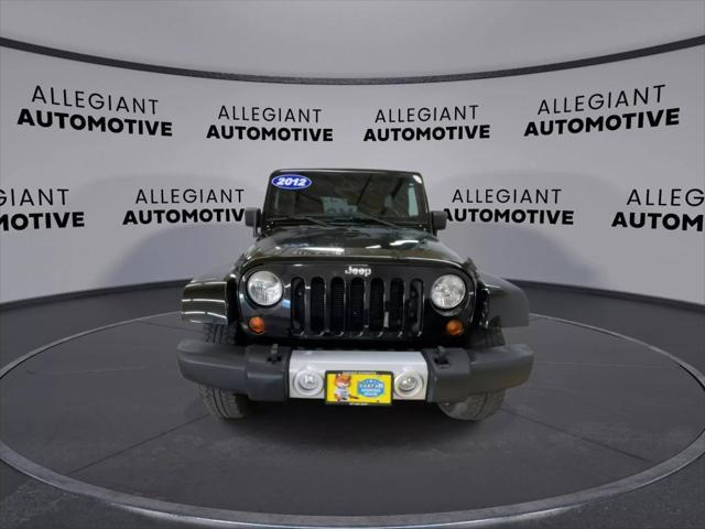 used 2012 Jeep Wrangler Unlimited car, priced at $16,302