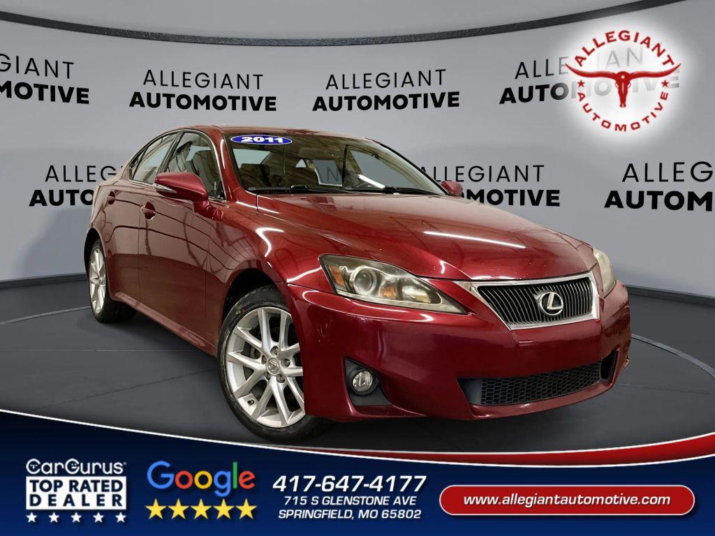 used 2011 Lexus IS 250 car, priced at $9,689