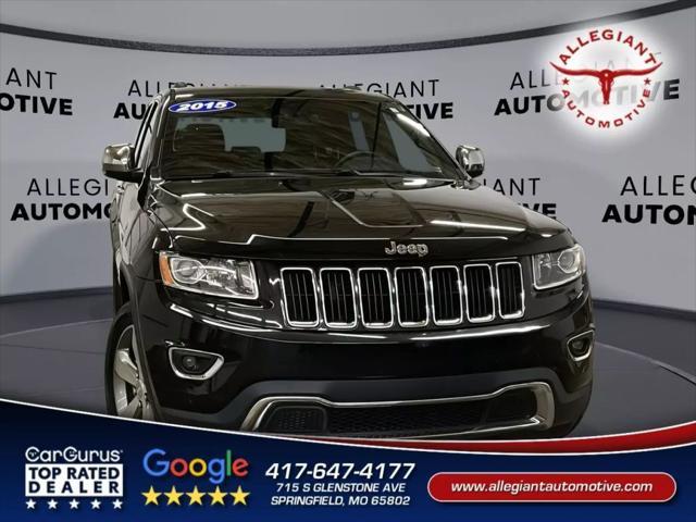 used 2015 Jeep Grand Cherokee car, priced at $15,375