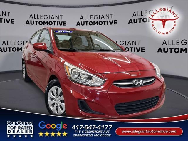 used 2016 Hyundai Accent car, priced at $9,074