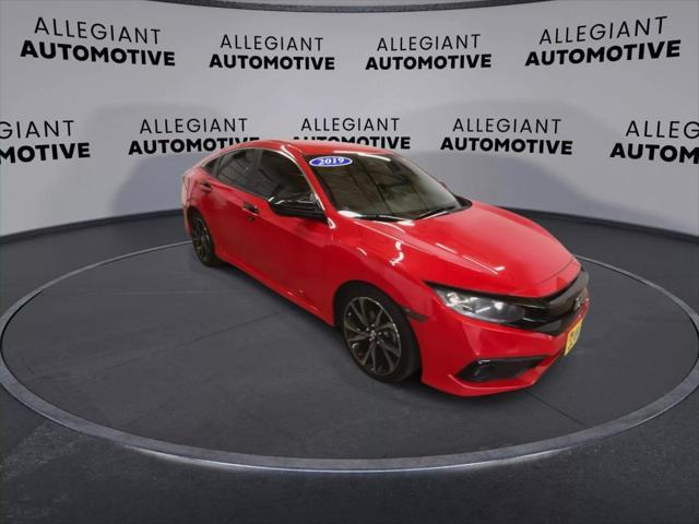 used 2019 Honda Civic car, priced at $18,681