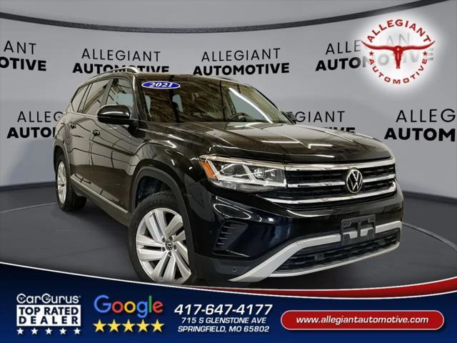 used 2021 Volkswagen Atlas car, priced at $28,044