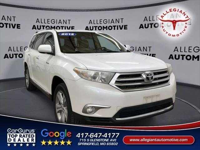 used 2012 Toyota Highlander car, priced at $9,999