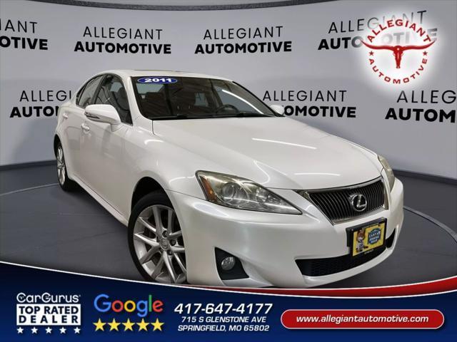 used 2011 Lexus IS 250 car, priced at $13,257