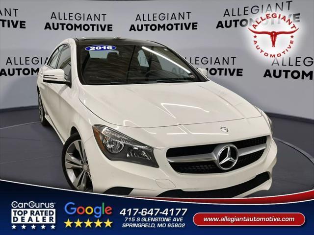 used 2016 Mercedes-Benz CLA-Class car, priced at $13,540