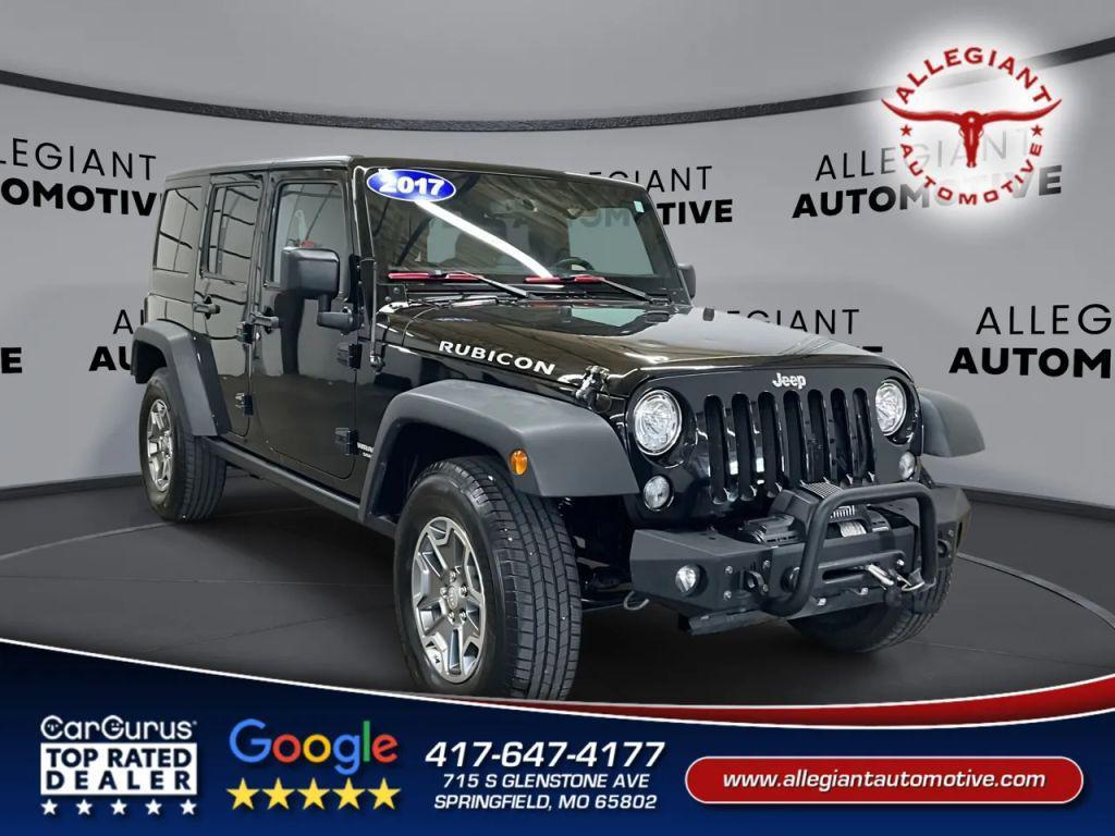 used 2017 Jeep Wrangler Unlimited car, priced at $21,377