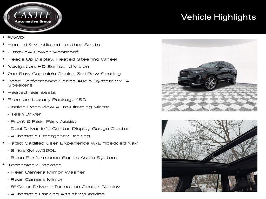 used 2024 Cadillac XT6 car, priced at $49,200