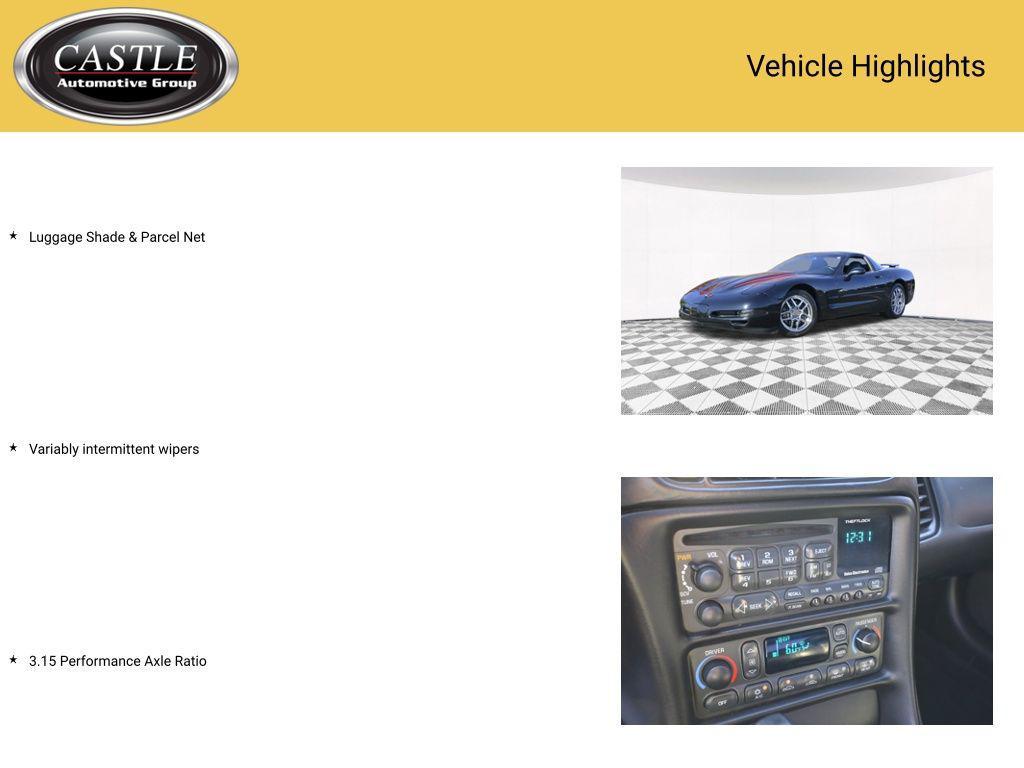 used 2001 Chevrolet Corvette car, priced at $22,687