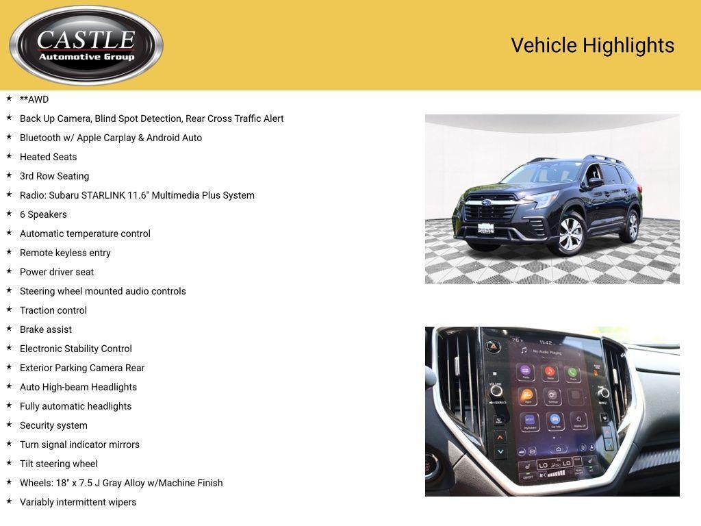 used 2024 Subaru Ascent car, priced at $37,671