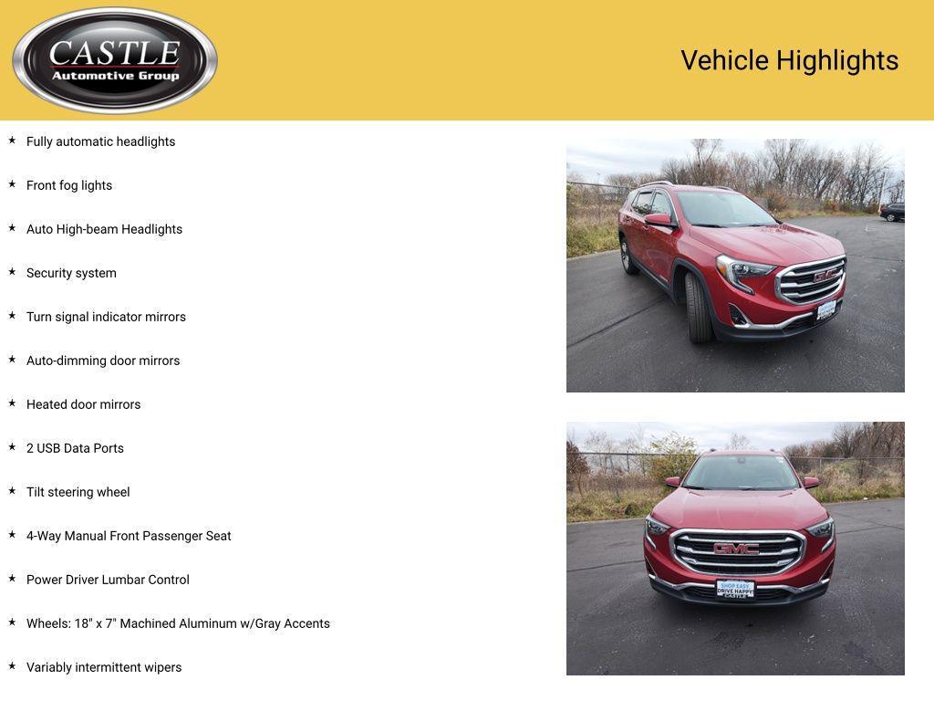 used 2020 GMC Terrain car, priced at $13,739