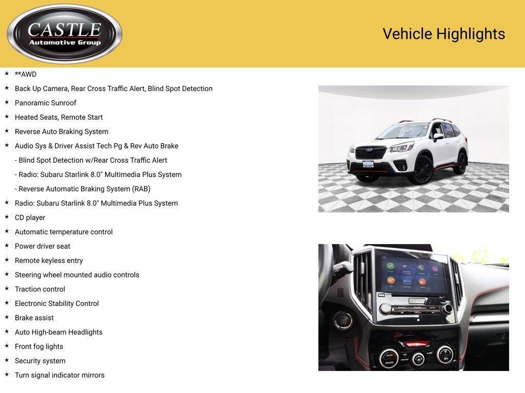 used 2020 Subaru Forester car, priced at $23,971