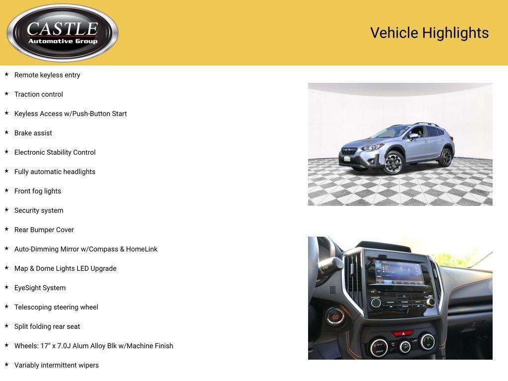 used 2023 Subaru Crosstrek car, priced at $23,997