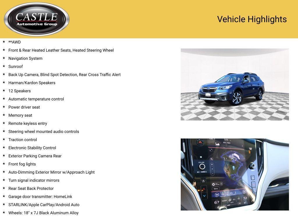 used 2022 Subaru Outback car, priced at $25,971