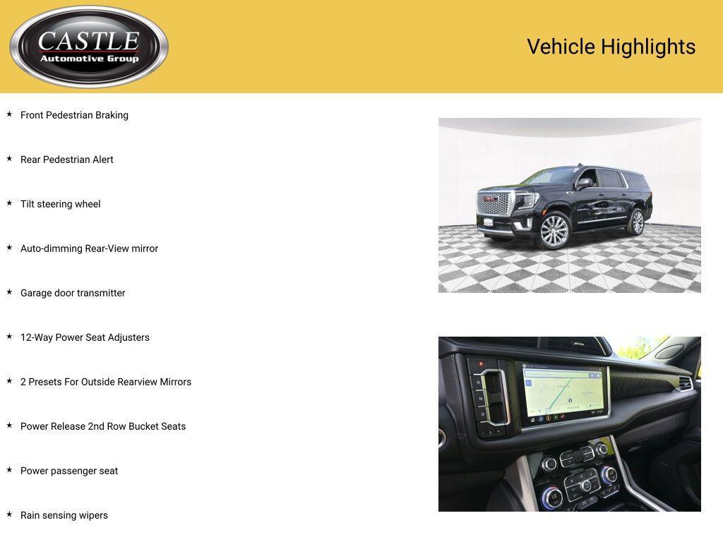 used 2021 GMC Yukon XL car, priced at $46,520