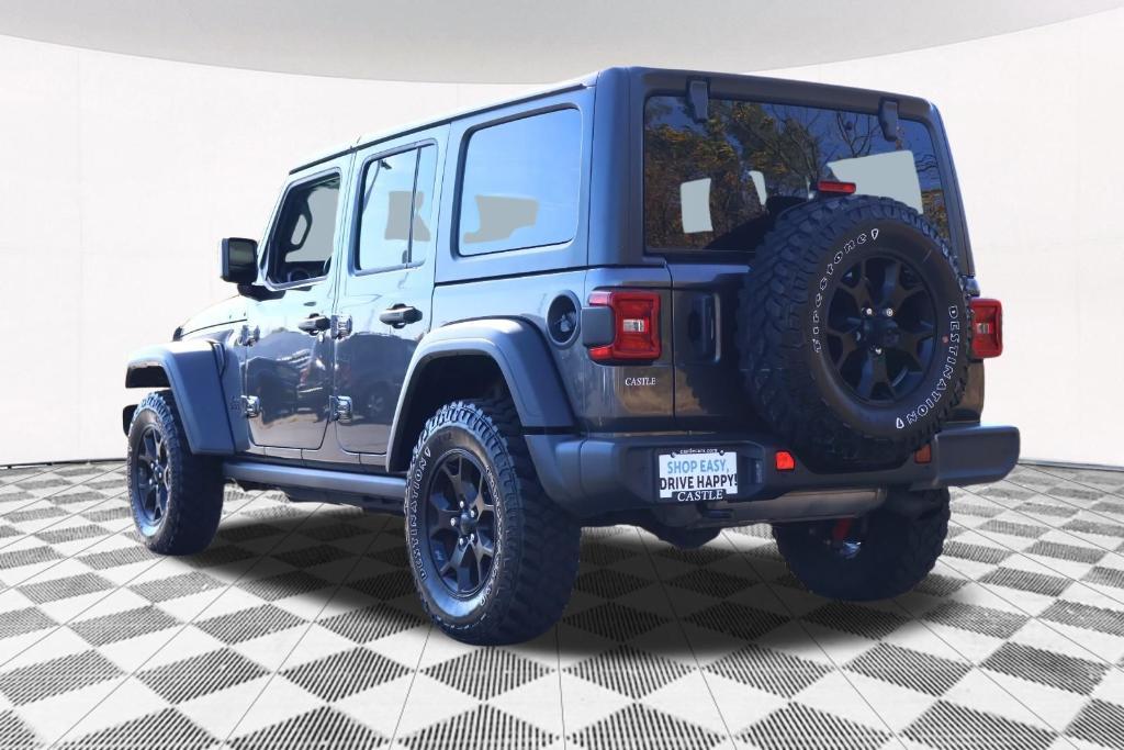 used 2021 Jeep Wrangler Unlimited car, priced at $27,837