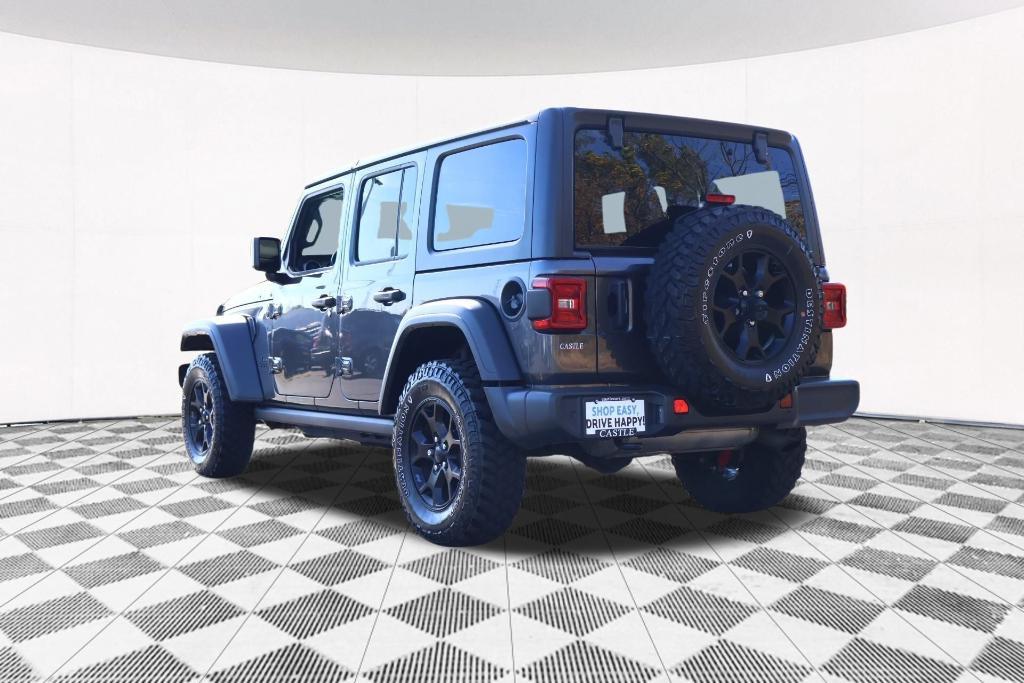 used 2021 Jeep Wrangler Unlimited car, priced at $29,977