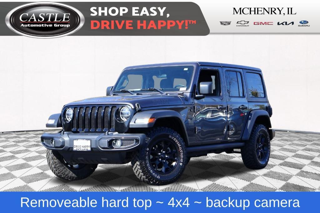 used 2021 Jeep Wrangler Unlimited car, priced at $28,507