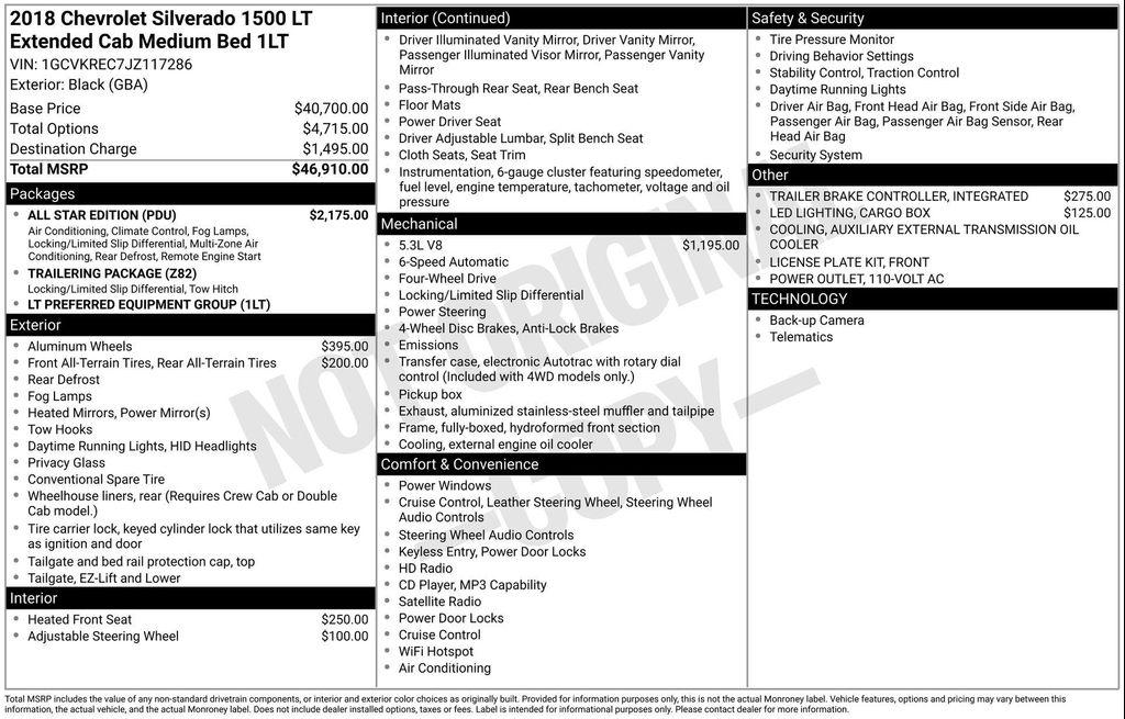 used 2018 Chevrolet Silverado 1500 car, priced at $23,827