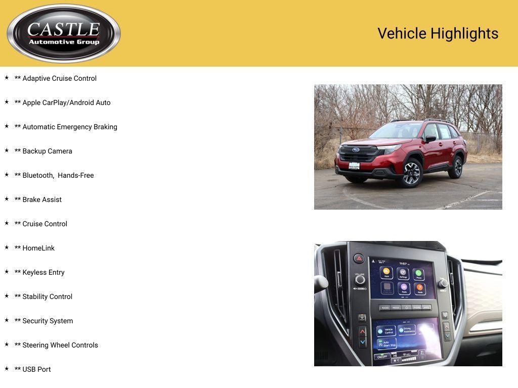 used 2025 Subaru Forester car, priced at $27,787