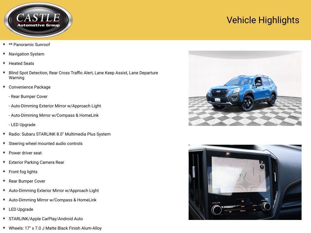 used 2024 Subaru Forester car, priced at $35,971