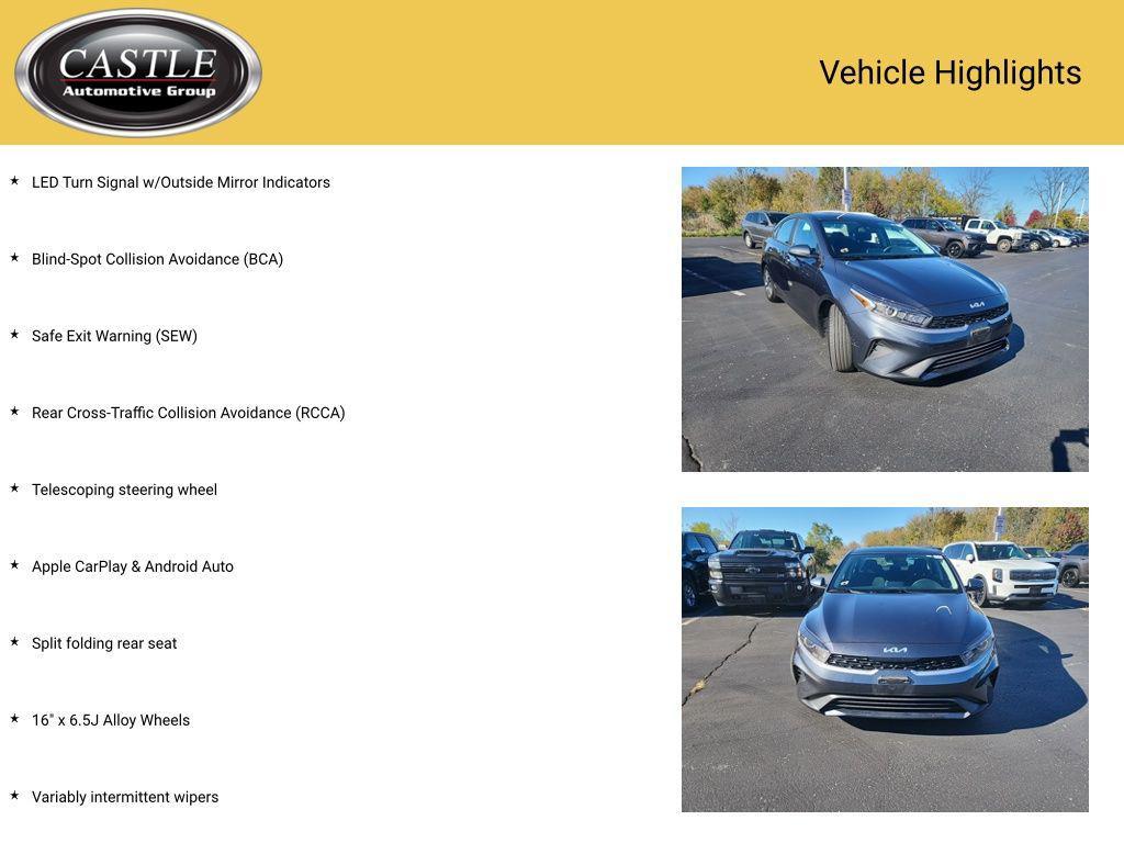 used 2023 Kia Forte car, priced at $18,771