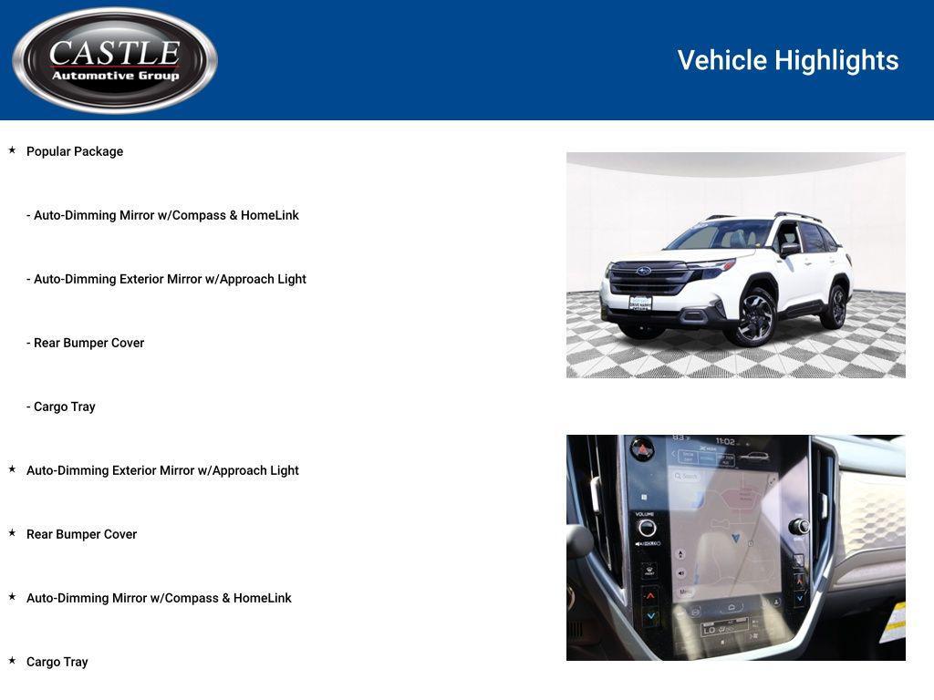 new 2025 Subaru Forester Hybrid car, priced at $39,477