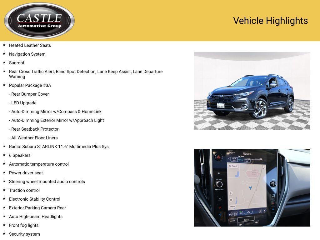 used 2024 Subaru Crosstrek car, priced at $32,571