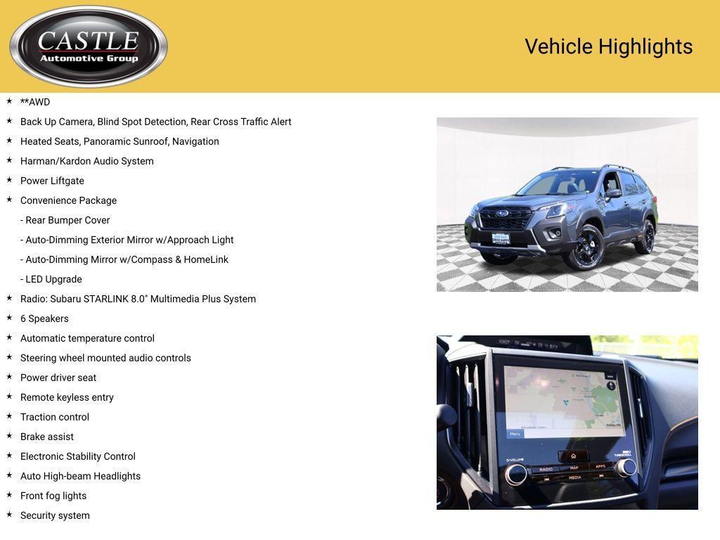 used 2024 Subaru Forester car, priced at $35,971