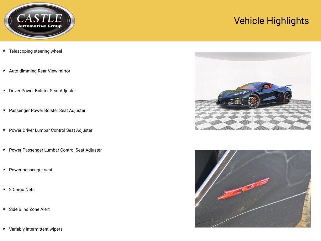 used 2025 Chevrolet Corvette car, priced at $123,036