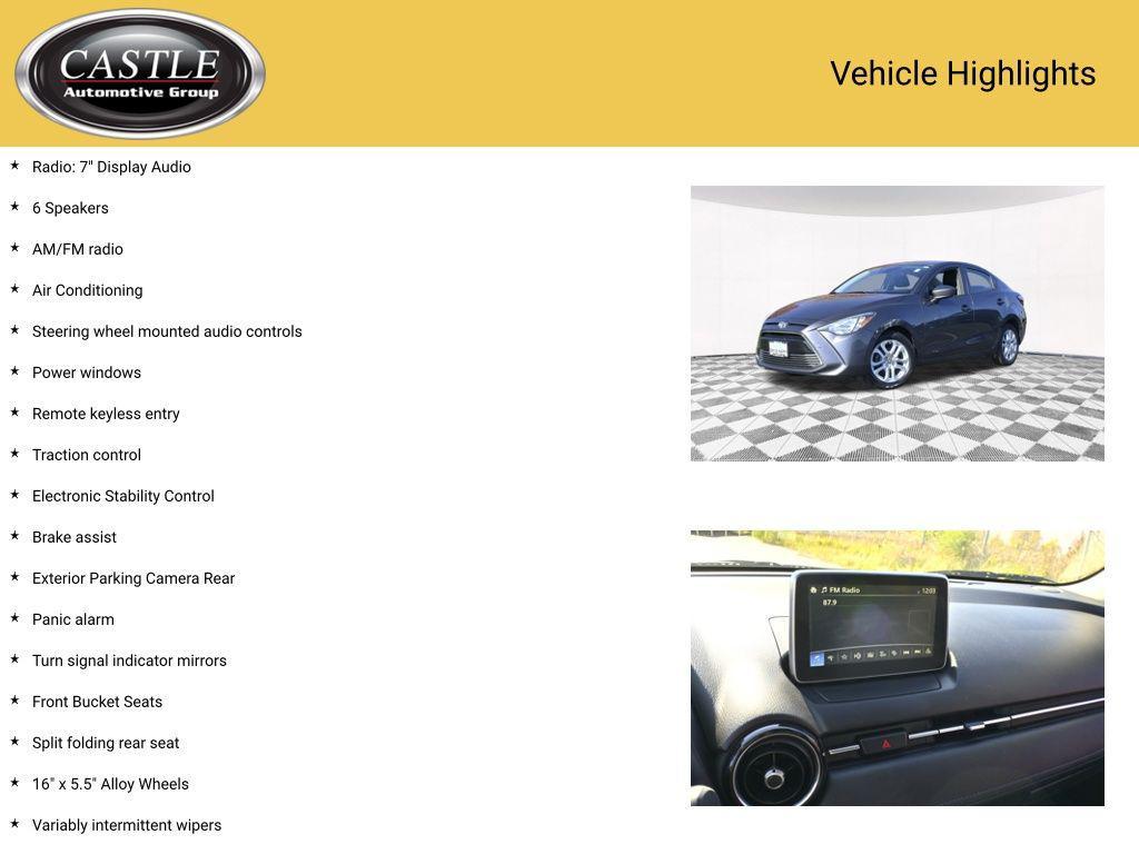 used 2017 Toyota Yaris iA car, priced at $12,434