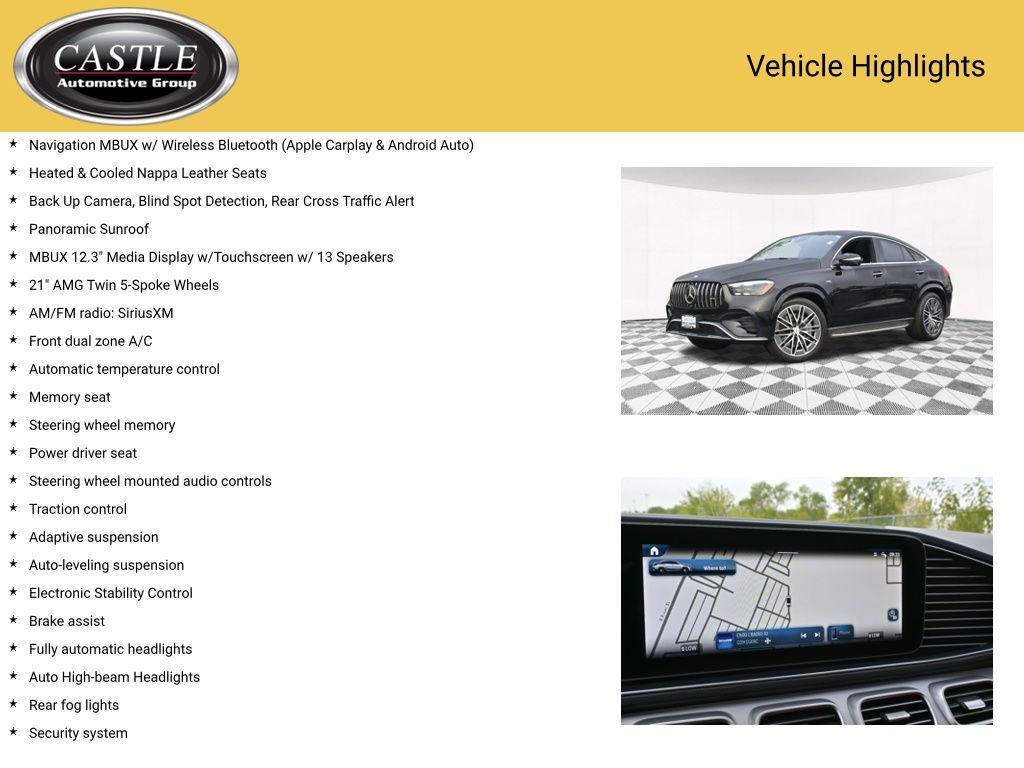 used 2024 Mercedes-Benz AMG GLE 53 car, priced at $71,152