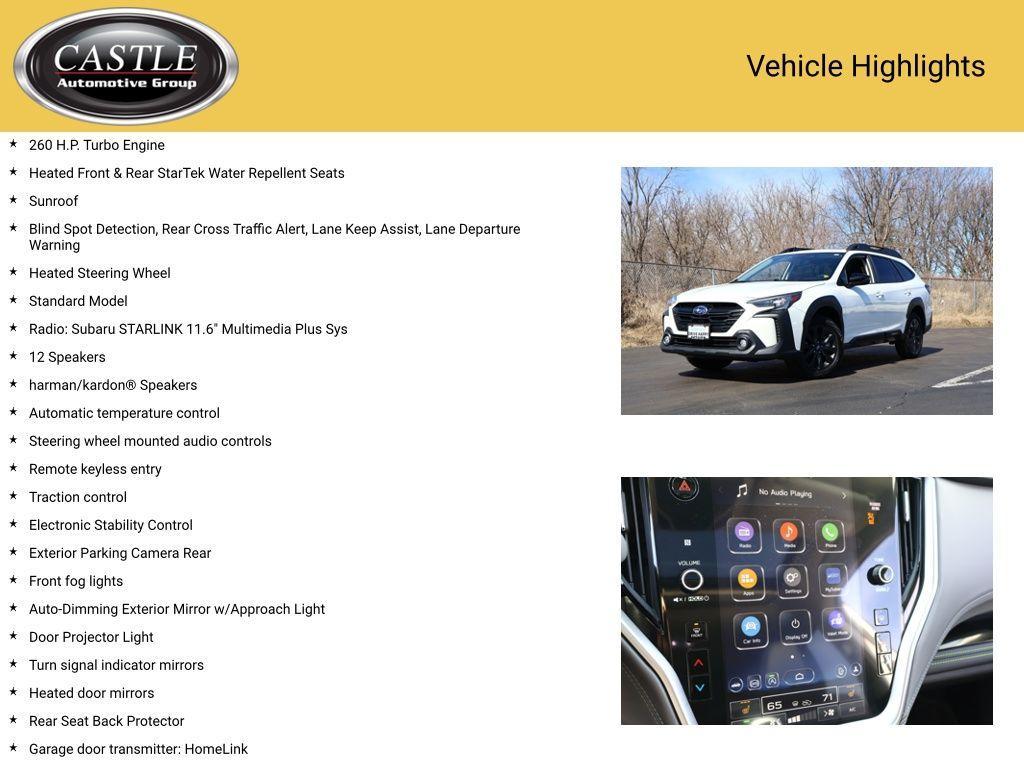 used 2025 Subaru Outback car, priced at $36,171