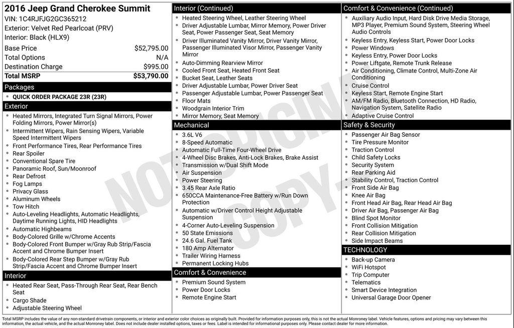 used 2016 Jeep Grand Cherokee car, priced at $18,977