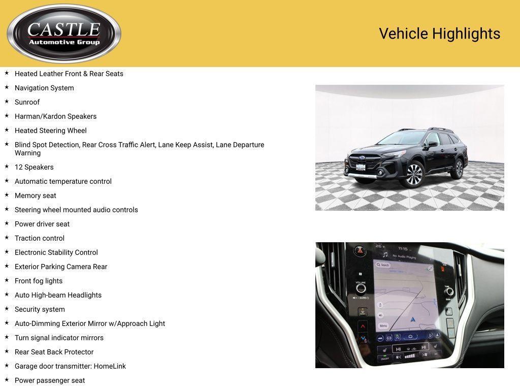 used 2025 Subaru Outback car, priced at $36,971