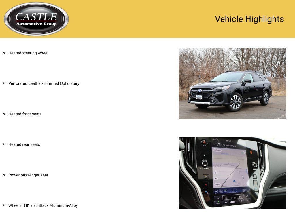 used 2025 Subaru Outback car, priced at $35,115