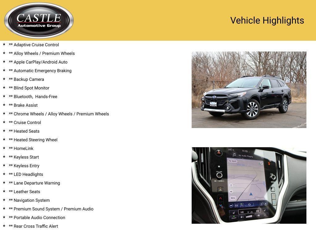 used 2025 Subaru Outback car, priced at $35,115