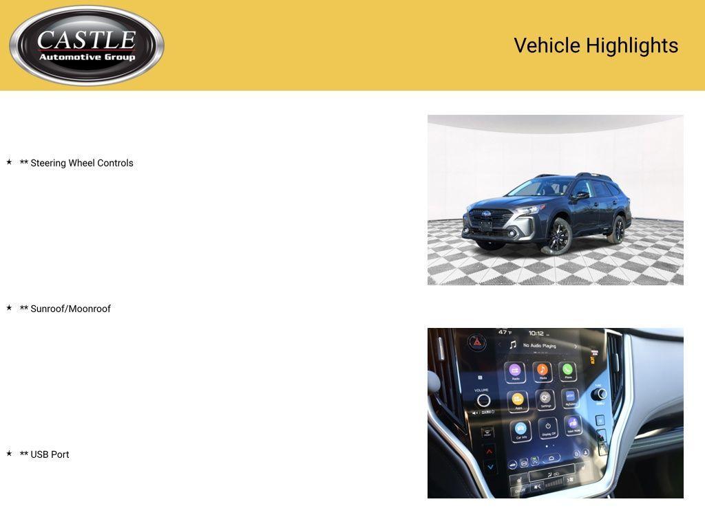 used 2025 Subaru Outback car, priced at $35,571