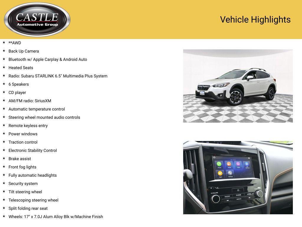 used 2023 Subaru Crosstrek car, priced at $23,797