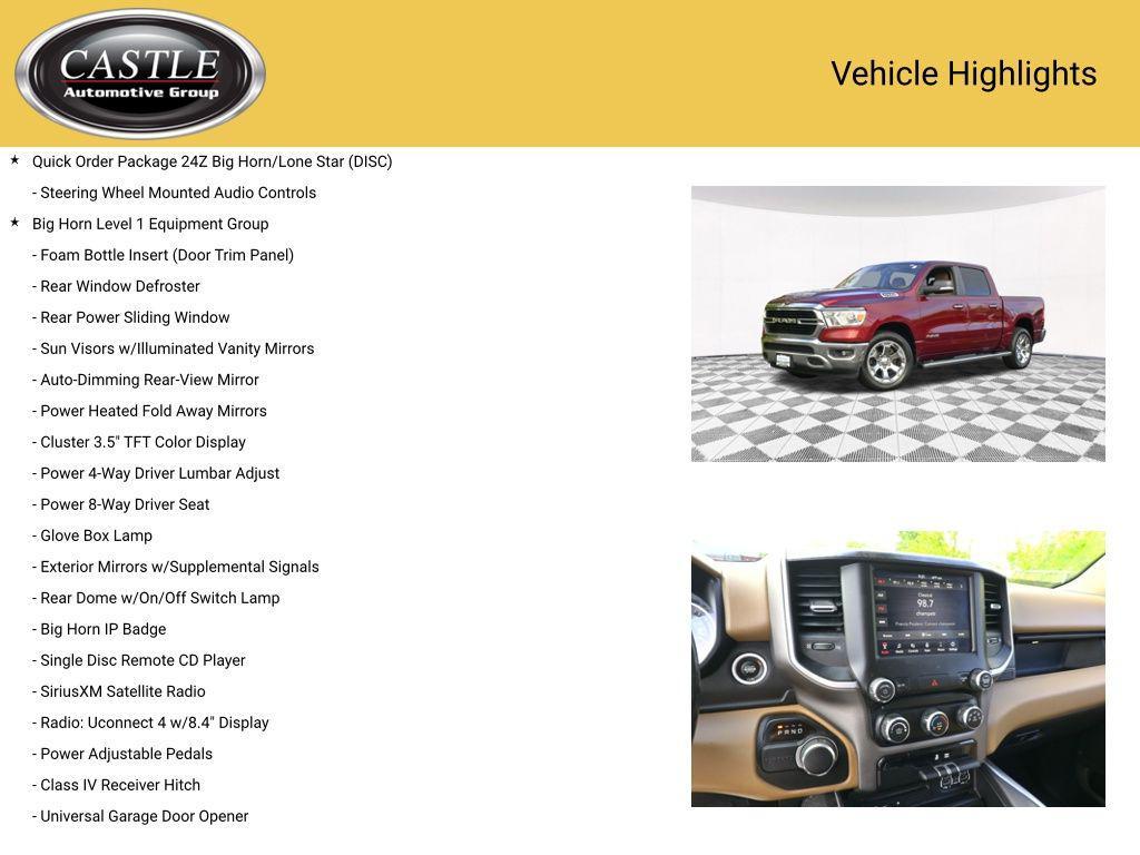 used 2019 Ram 1500 car, priced at $21,667